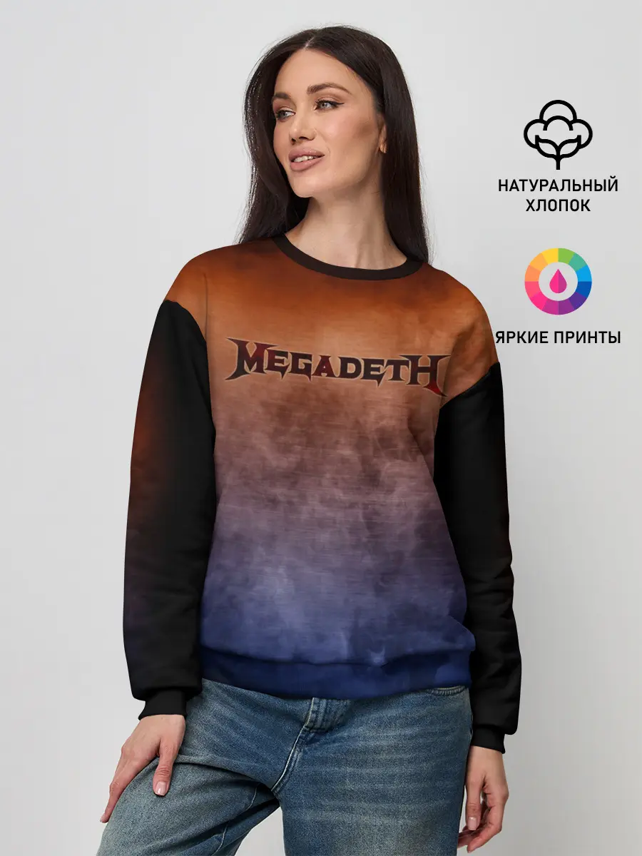 Женский свитшот / Megadeth