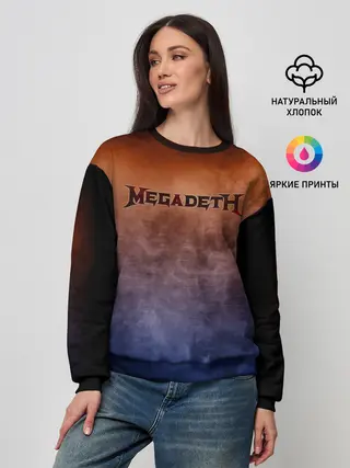 Женский свитшот / Megadeth