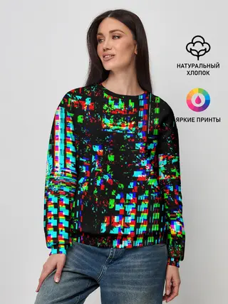 Женский свитшот / Optical abstract