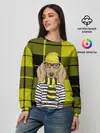 Женский свитшот / Такса Хипстер