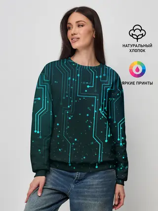 Женский свитшот / В стиле Трон новое поколения