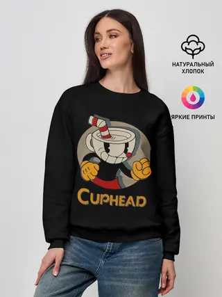 Женский свитшот / Cuphead
