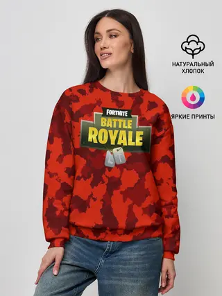 Женский свитшот / Fortnite Королевская Битва