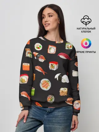 Женский свитшот / Суши