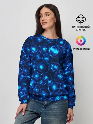 Женский свитшот / Пузырчатый абстракт