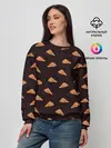 Женский свитшот / Galaxy pizza