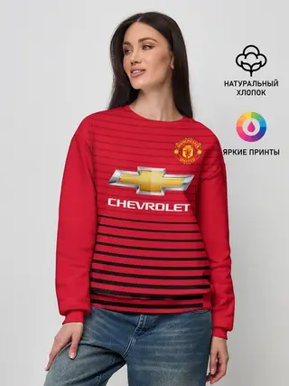 Женский свитшот / Man United Форма Home 18/19