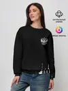 Женский свитшот / Russia black collection