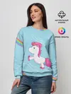 Женский свитшот / Депрессивный единорожка