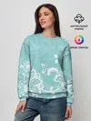 Женский свитшот / Кружевные цветы