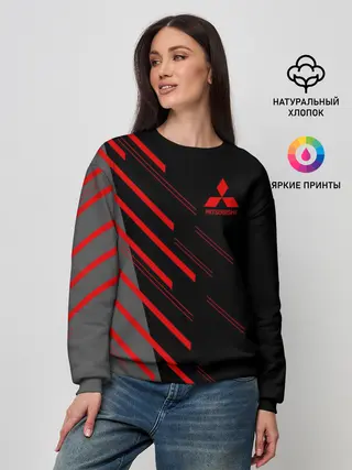 Женский свитшот / MITSUBISHI | МИТСУБИСИ