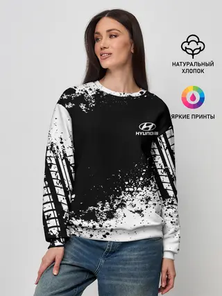 Женский свитшот / Hyundai brand motors