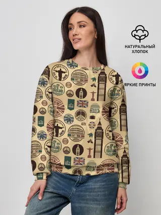 Женский свитшот / Путешествие