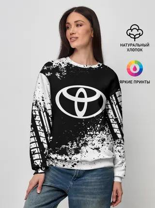 Женский свитшот / Toyota abstract sport