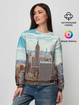 Женский свитшот / Столица мира