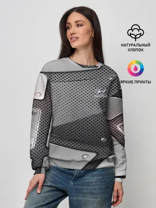 Женский свитшот / Hyundai metalic motors
