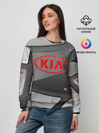 Женский свитшот / KIA metalic 2018