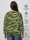 Женский свитшот / Камуфляж с крокодилами