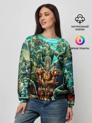Женский свитшот / Герои
