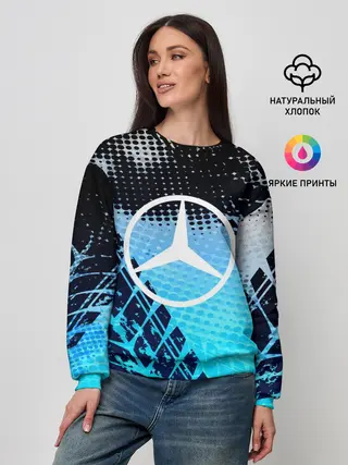 Женский свитшот / Mercedes sport auto motors