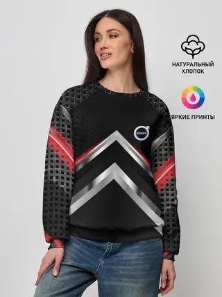 Женский свитшот / Volvo abstract line