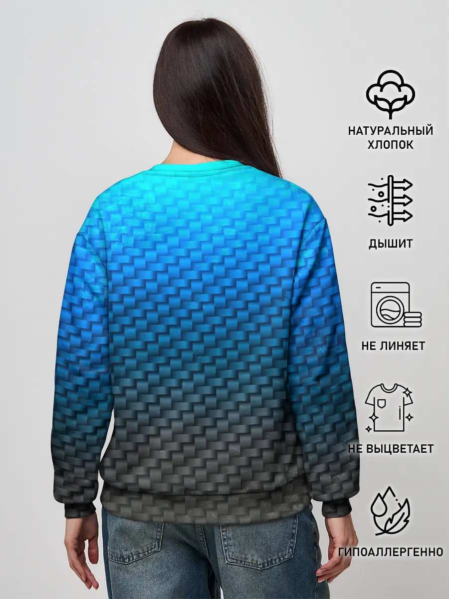 Женский свитшот / TOYOTA COLLECTION CARBON