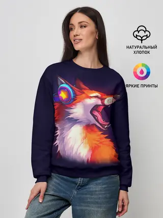 Женский свитшот / Лиса