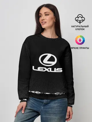Женский свитшот / Lexus sport auto abstract