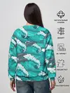 Женский свитшот / Дельфины
