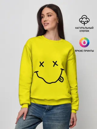 Женский свитшот / Nirvana