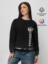 Женский свитшот / Russia-collection black 2018