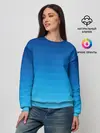 Женский свитшот / Синие полосы