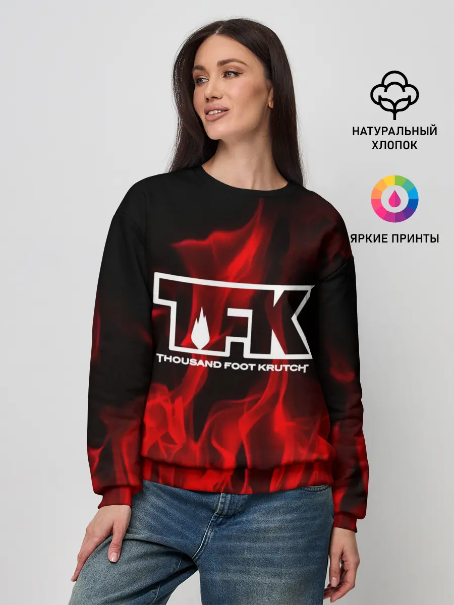 Женский свитшот / thousand foot krutch