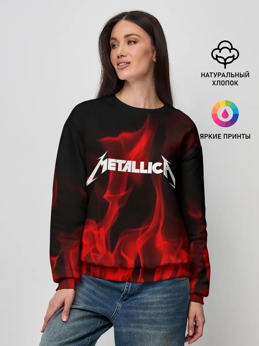 Женский свитшот / METALLICA