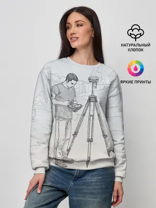Женский свитшот / Парень с контроллером