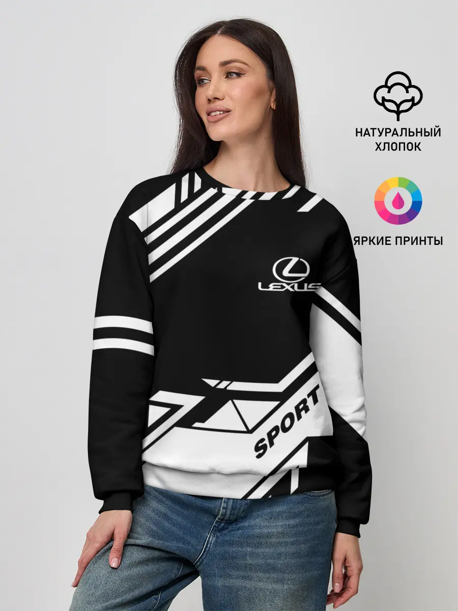 Женский свитшот / LEXUS SPORT (P007_P004ooo1526167, P004ooo1526167)