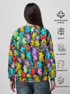 Женский свитшот / Котики на дискотеке