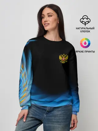 Женский свитшот / Россия спорт