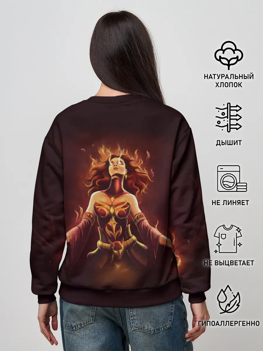 Женский свитшот / Dota 2 Lina