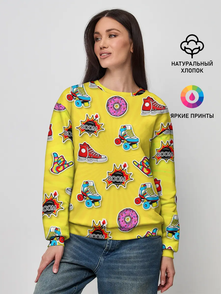 Женский свитшот / Pop Art