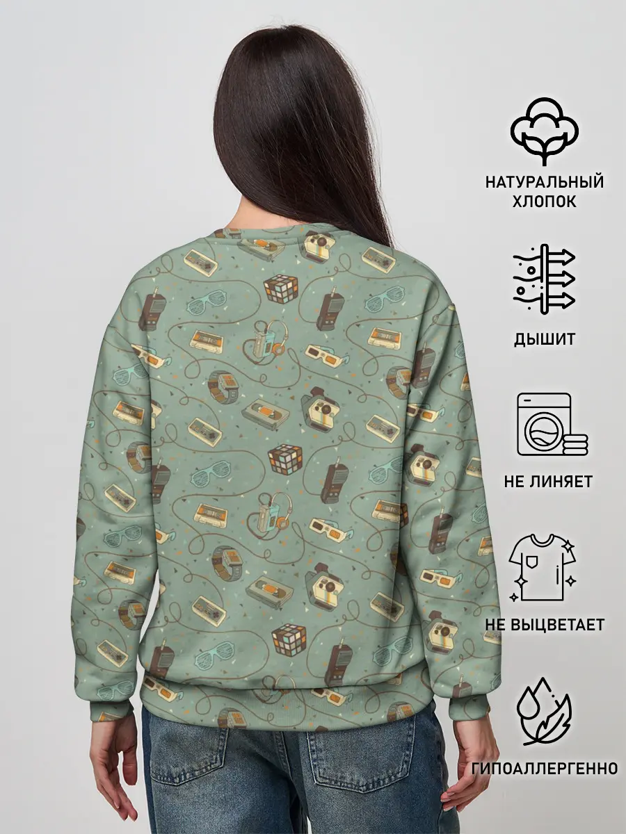 Женский свитшот / Oldschool pattern