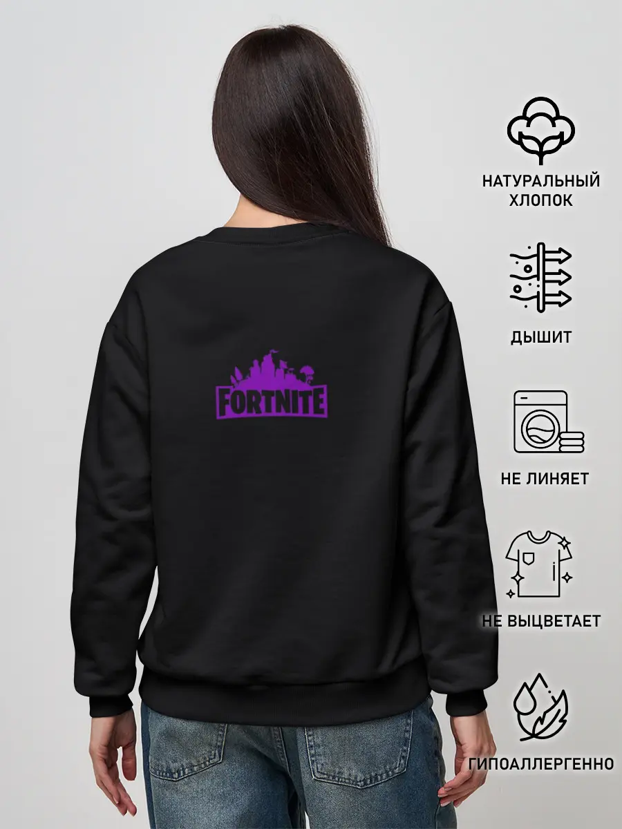 Женский свитшот / Fortnite. Nevermore