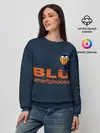 Женский свитшот / Валенсия гостевая форма