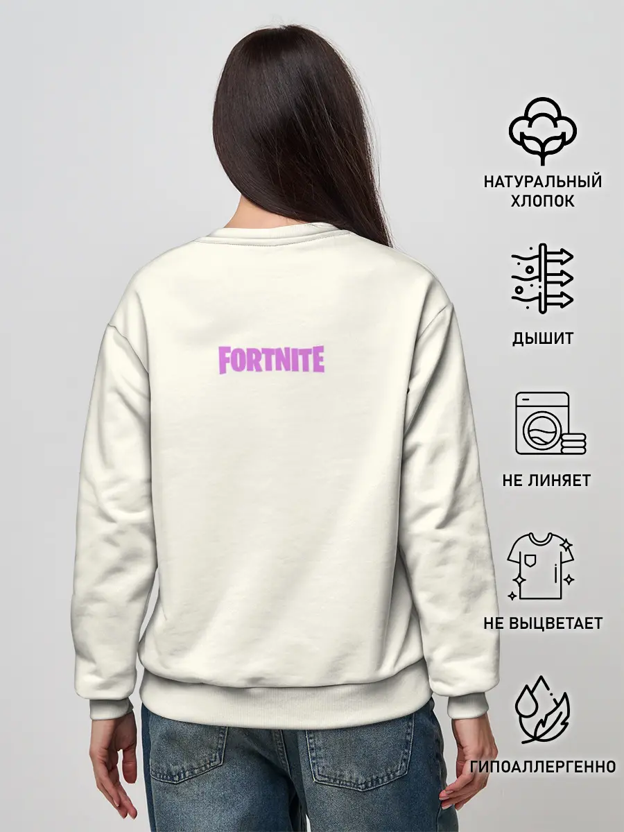 Женский свитшот / Fortnite. Drift and Lama