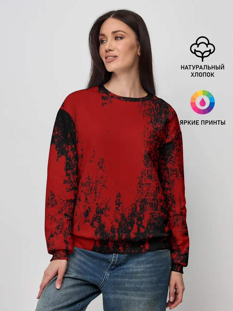 Женский свитшот / Red blood