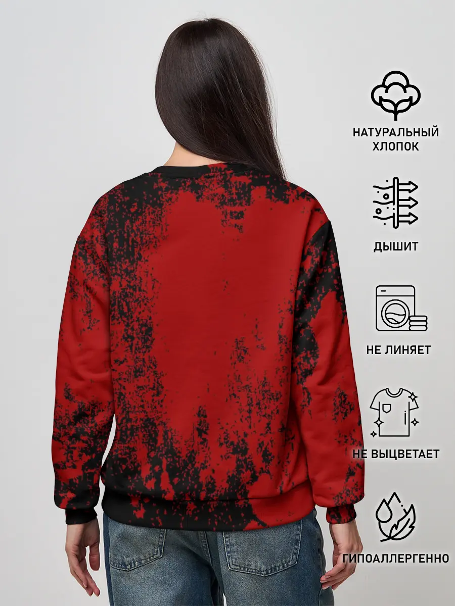 Женский свитшот / Red blood