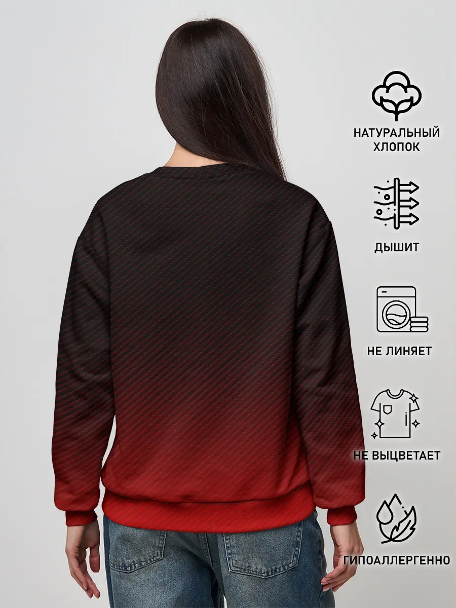 Женский свитшот / RED CARBON