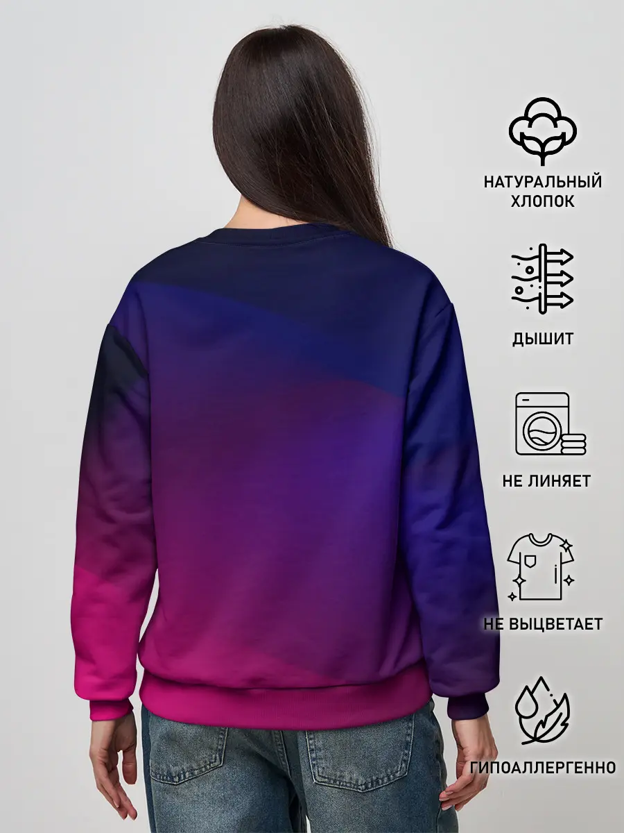 Женский свитшот / Abstract simple colors