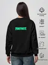 Женский свитшот / Fortnite. Neon Raven