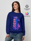 Женский свитшот / Queen. We Will Rock You